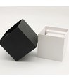 LEDlife CUBIC PRO 6W vegglampe - viderekobling, justerbar, firkantet, opp/ned, inne / ute, hvit, IP65, inkl. lyskilde