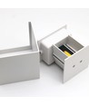 LEDlife CUBIC PRO 6W vegglampe - viderekobling, justerbar, firkantet, opp/ned, inne / ute, hvit, IP65, inkl. lyskilde