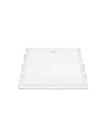 60x60 LED-panel, 28W - Høyde:35mm, 5000K, hvit kant