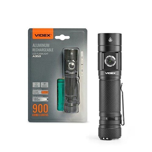 LED bærbar lommelykt - 5000K