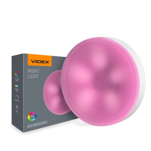 LED oppladbar nattlampe