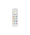 Oppladbar RGBW LED-lampe - Magnetisk & USB-C, inkl. fjernkontroll & karabinkrok