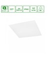 600x600 Algine Panel 26W/36W/46W - CCT 230V 90° IP44 UGR19 34mm hvit 5 års garanti