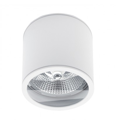 Taklampe AR111, GU10 - IP44, hvit, aluminium, uten lyskilde