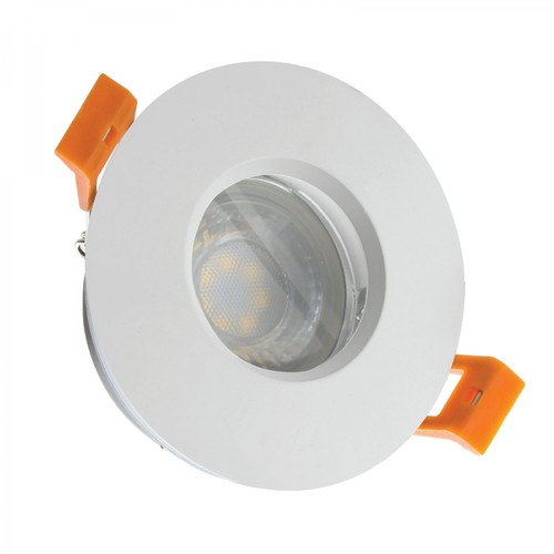 GU10 Downlight, IP65 - Hvit, rund, uten lyskilde