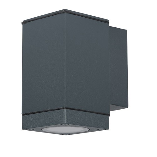 Vt-841 vegglampe GU10 - mørkegrå (nedover)