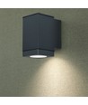 Vt-841 vegglampe GU10 - mørkegrå (nedover)