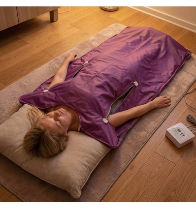 Infrarødt saunateppe 180 x 80 cm - 2 varmesoner