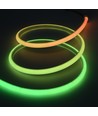 5m RGBIC Neon LED-strip - 15 cm ledning, 10W/m, 576 LED pr. meter, 24V, IP67