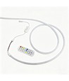 5m utendørs RGBIC Neon LED-stripe - 2 meter ledning, 10W/m, 576 LED per meter, 24V, IP67