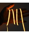 10m 9W/m Gullgul COB-LED-strip - 24V DC, IP20, 320 LED/m