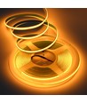 10m 9W/m Gullgul COB-LED-strip - 24V DC, IP20, 320 LED/m
