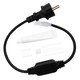 50cm Vanntett kontakt til 230V LED-strip (Slim COB) - Inkl. endestykke, 230V
