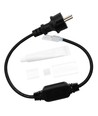 Vanntett kontakt til 230V LED-strip (Slim COB) - 50 cm, inkl. endestykke, 230V