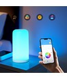RGBIC+CCT LED bord/nattlampe - Hvit, touch-styring, IP20 innendørs
