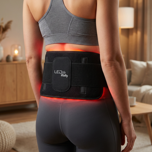 Lysterapi-belte for nakke, korsrygg m.m. - Infrarød, 20W