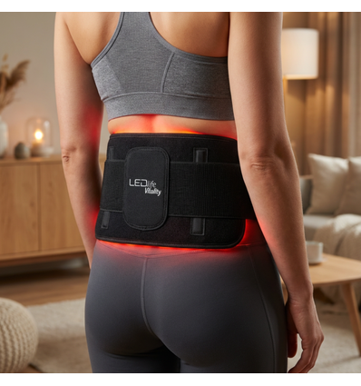 Lysterapi-belte for nakke, korsrygg m.m. - Infrarød, 20W