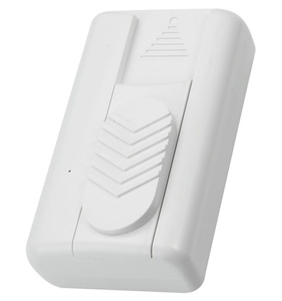 Hvit skyvedimmer til gulv, 0-75W LED - bakkantdimmer, til ledning