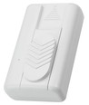 Hvit skyvedimmer til gulv, 0-75W LED - bakkantdimmer, til ledning