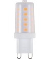 G9 3W LED-pære - 320lm, matt glass, 2700K