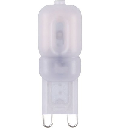 G9 2W LED-pære - 4,8cm, 170lm, matt glass, varmhvit