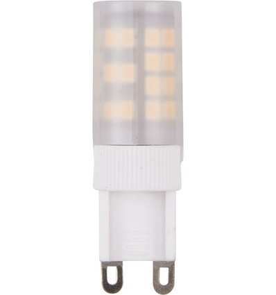 G9 3,5W dimbar LED-pære - 330lm, 2700K, matt glass, Triac dimbar