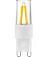 G9 2W dimbar LED-pære - Filament, 5,2cm, 2700K, klart glass