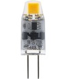 G4 1W COB LED-pære, 12V - 100lm, dimbar, 2700K, klart glass