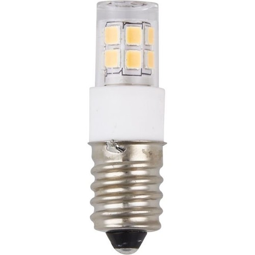 E14 2W LED rørpære - 4,7cm, 270lm, 2700K, klart glass