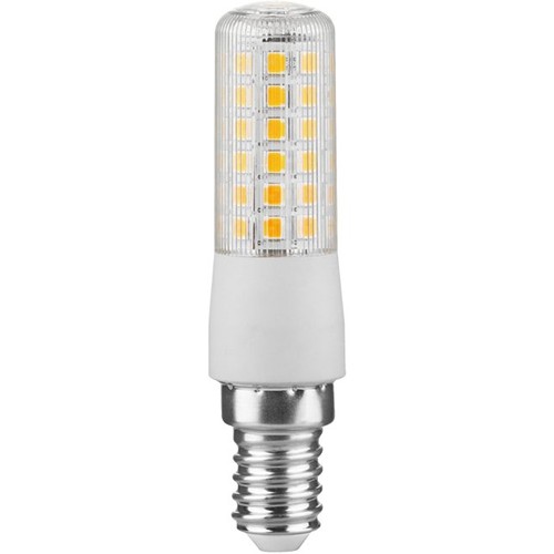 E14 7W dimbar LED rørpære - 8,2cm, 806lm, 2700K, klart glass
