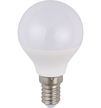 E14 3W LED kronepære, 12-60V - G45, 250lm, opalt glass