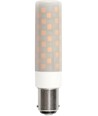8cm / 6W dimbar BA15d LED-pære - 660lm, opalglass, 3000K