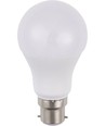 BA22d 5,5W LED-pære, 12-60V - A60, 600lm, opalt glass, 3000K