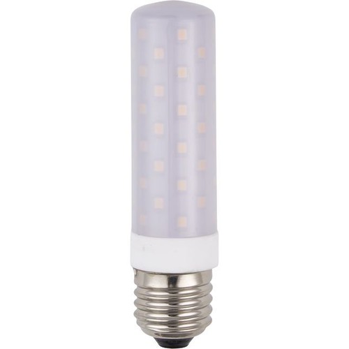 E27 10W dimbar LED rørpære - 11,5cm, 1050lm, opalt glass, 3000K