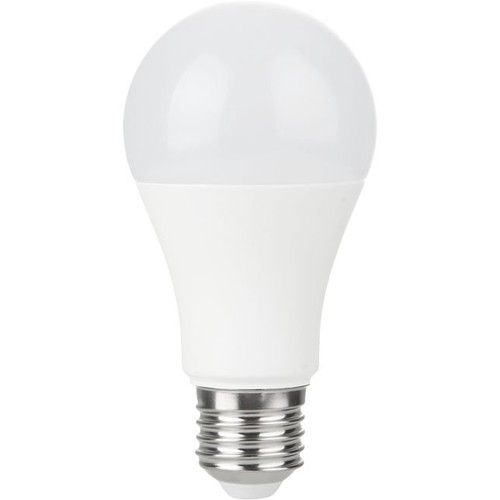 E27 10W LED-pære, 12-60V - A60, 810lm, opalt glass, AC/DC