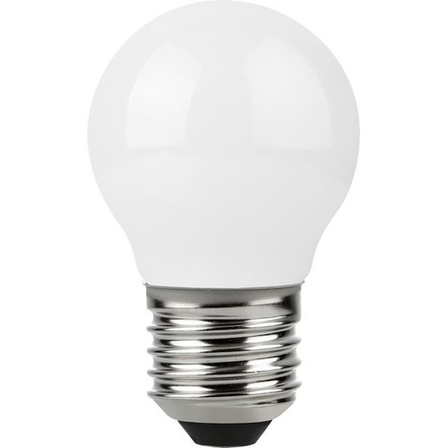 E27 5W DimToWarm LED kronepære - 420lm, G45, filament, opalt glass, dimbar