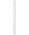 48cm / 9W S19 LED-pære - 850lm, matt glass, varm hvit