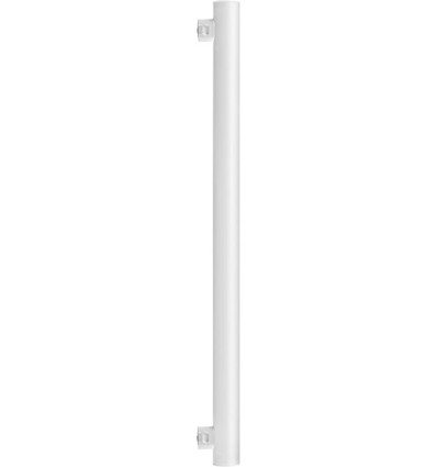 7W LED S14s T30 rørpære - 640lm, 2700K, opalt glass