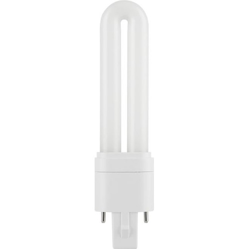 G23 3W G23-SMART13 LED-pære - 13,4cm, direkte/ballast-kompatibel, 3000K, opalglass