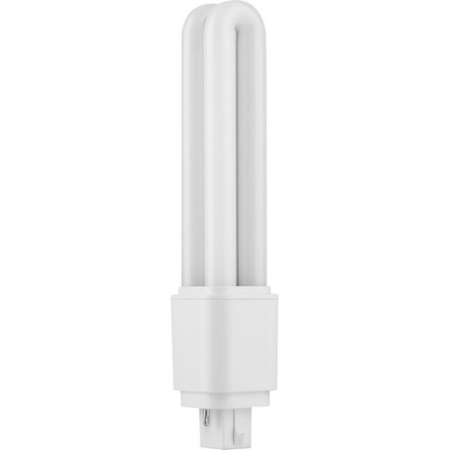 16,8cm / 9W G24d-2 LED-pære - Direkte/Ballast-kompatibel, 1280lm, opalglass