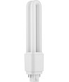 16,8cm / 9W G24q LED-pære - 1360lm, 4-pin, glass, opal, 6500K
