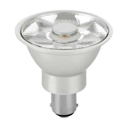 8W LED Ba15d AR56 pære, 12V - 480lm, 10°, dimbar, 2700K, grå finish