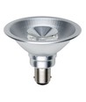 BA15d 8W AR70 dimbar LED-pære, 12V - DimToWarm, 2000-2800K, 35 grader, grått kabinett
