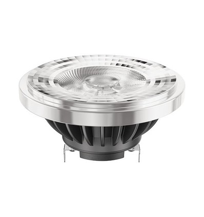 G53 AR111 12W LED-pære, 12V - 980lm, 24°, dimbar, 2700K