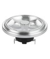 G53 AR111 12W LED-pære, 12V - 10°, dimbar, 2700K, grå, AC/DC