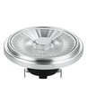G53 AR111 12W LED-pære, 12V - 1000lm, 30°, dimbar, 2700K, grå