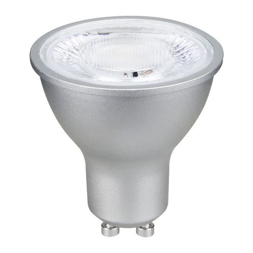 GU10 6W dimbar LED-pære - 500lm, 2200K, 40°, sølvfinish
