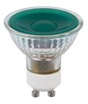 GU10 5W LED-pære - Grønn, 38°, glass, 90lm