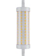R7S 118mm / 14W dimbar LED-pære - 2000lm, 3000K, klart glass