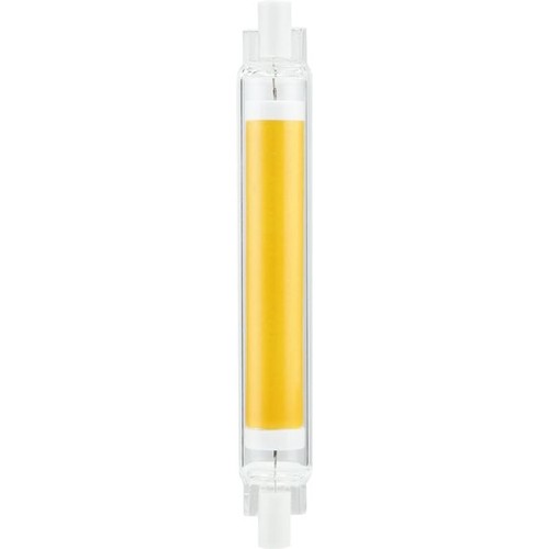 R7S 118mm / 9W dimbar LED-pære - 900lm, COB, 2700K, klart glass